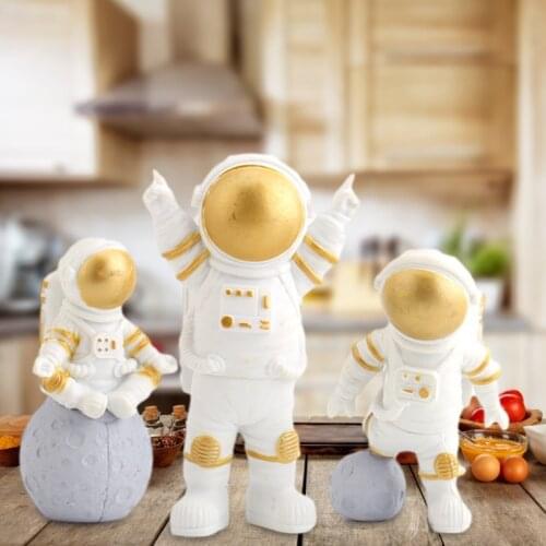 3pcs/Set Space Astronaut Boy Birthday Party Decorations Kids Cake Decorations Dessert Table Decor Baby Shower DIY Party Decor