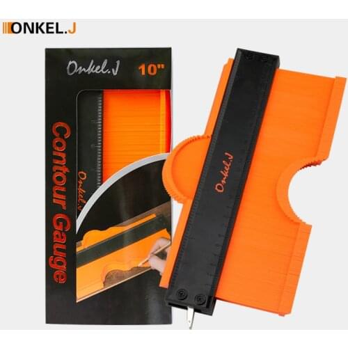 Lock Wider Contour Gauge Profile Duplicator Tool Alloy Edge Shaping Wood Measure Ruler Laminate Tiles Meethulp Gauge Dropship