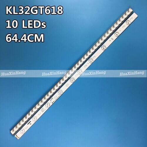 2pieces/lot 100%New K ONKA KL32GT618 LED backlight 35017727 10leds 64.4cm