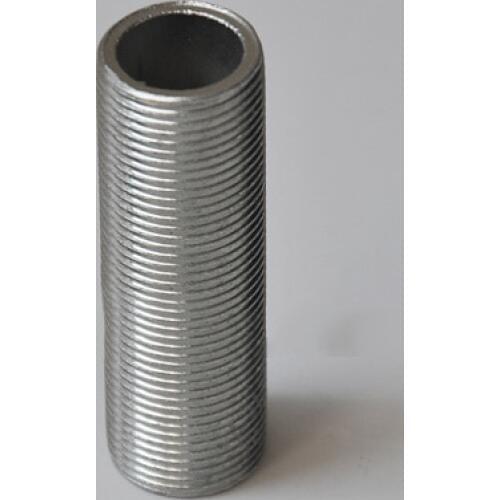 2pcs M10 Lamp Screw Bolts Tooth Tubes Zinc Alloy 31mm-35mm Length Lighting Male Thread Tube