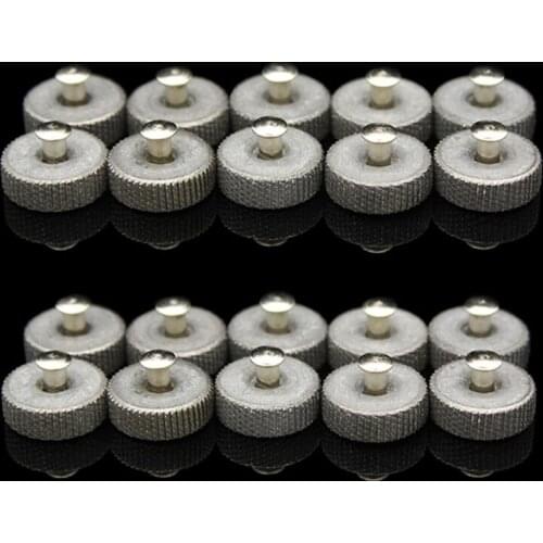 20pcs 11*2.3mm Flint Steel Wheel & 20pcs Rivets Universal Replacement Repair Parts For ZP Zorro Kerosene Oil Petrol Lighters