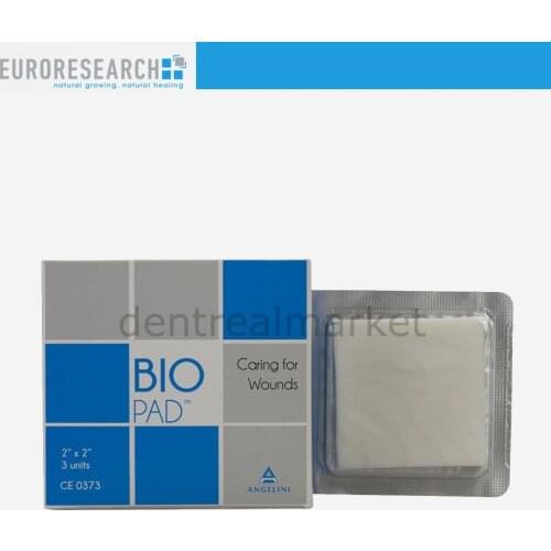 Dentreal BioPad Wound Dressing with Collagen - Collagen Sponge - 5*5 cm 3 Pcs