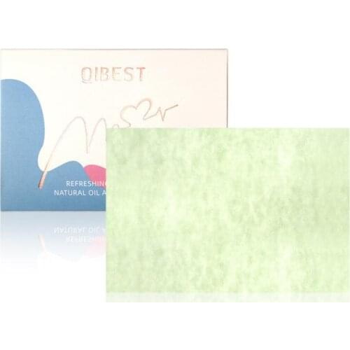 50 sheets/pack Green Facial Oil Blotting Sheets Paper Cleansing Face Oil Control Absorbent Paper Beauty Makeup Tools