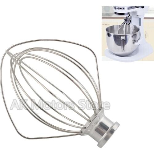 6-Wire Whip Whisk Beater Stand Mixers Attachment Parts For KitchenAid KSM15 KSM110 KSM103 KSM75 KN15 K45 KSM90
