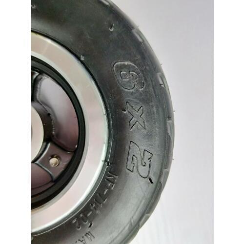 6X2 Inflation Tire Wheel Use 6" Tire Alloy Hub 160mm Pneumatic Tyre Electric Scooter F0 Pneumatic Wheel Trolley Cart Air Wheel