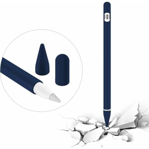 Colorful Soft Silicone Compatible For Apple Pencil Case Compatible For iPad Tablet Touch Pen Stylus Protective Sleeve Cover
