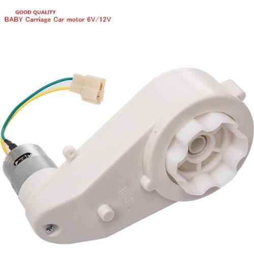 BABY Carriage Childrens bicycles RC Toy car Drive 550 DC motor 6V 12V WHITE GEARBOX Accessories 8000RPM -35000RPM GOOD QUALITY
