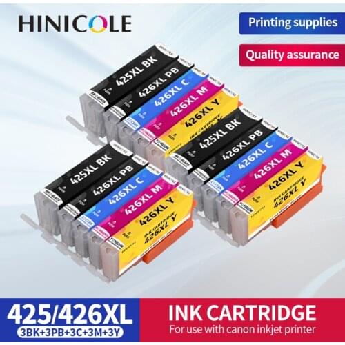 HINICOLE PGI-425 425BK CLI 426 Compatible Ink Cartridge For Canon PGI 425 CLI 426 PIXMA MG6140 MG6240 MG8140 MG8240 Printers