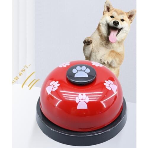 Dog Toy Pet Bell Responder Puppy Feeding Metal Meal Bell Cat Dog Bell Supplies For Dogs Interactive Training Dog Products
