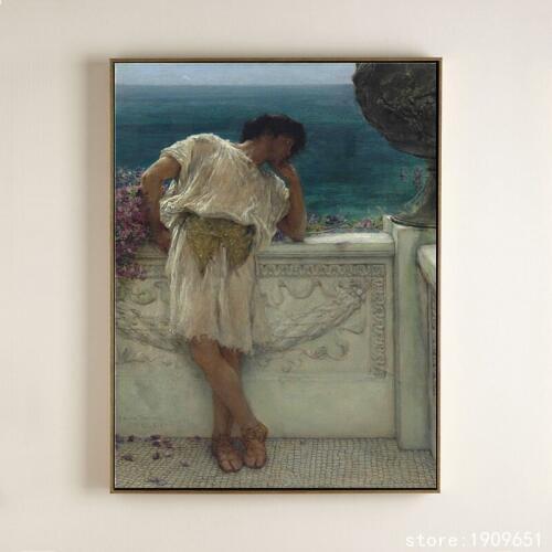 Cotton no frame classical people man portrait canvas printings oil painting printed on cotton wall art decoration picture