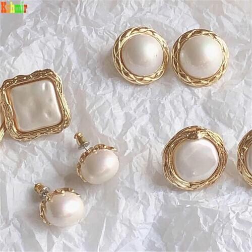 Kshmir 2020 Original design S925 earneedle earrings baroque pearl earrings female fashion earrings metal earrings