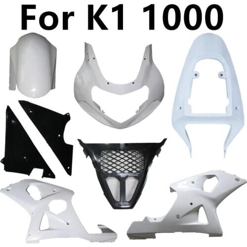 Bodywork Unpainted Plastic Parts Motorcycle for Suzuki K1 00 2001 2002 GSXR GSXR1000 Left Right Full Fairing Kits Components ABS