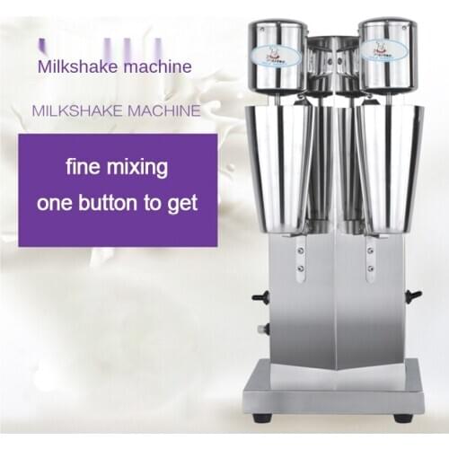 Double head milkshake machine Drink Mixer Blender milk shaker Milk bubble mixing machine Commercial milk tea mixer 220v