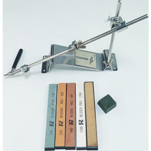 RUIXIN Multi-function fixed angle sharpener sharpening stone strip polishing leather strip polishing paste multi-angle sharpener