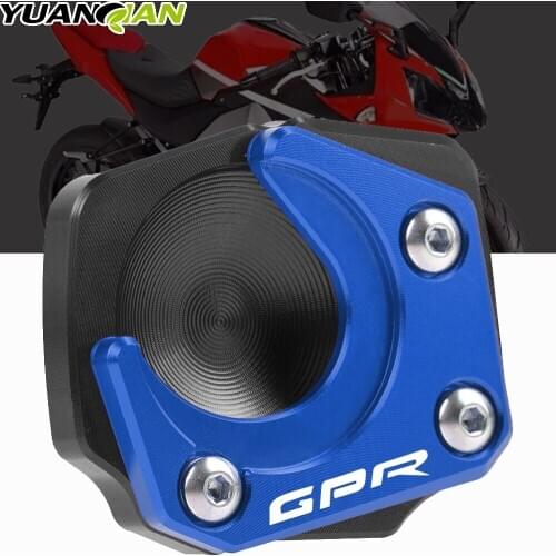 Motorcycle For Aprilia GPR125 GPR150 GPR 125 150 CNC Kickstand Foot Side Stand Extension Pad Support Plate Enlarge Accessories