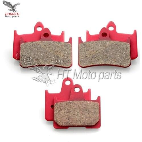 Motorcycle ceramics Front / Rear Brake Pads For Honda X4 CB 1300 1997-1998-1999-2000 CB1300