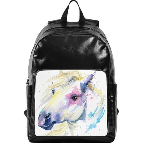 New Luxury Designer Women Unicorn Travel Backpack High Quality Soft canvas Women Fashion Girls School Backpack Women Backpacks