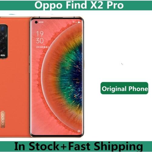 Original Oppo Find X2 Pro 4G LTE Mobile Phone Snapdragon 865 Android 10.0 6.7" OLED 120HZ 12GB RAM 256GB ROM 65W Charger 48.0MP
