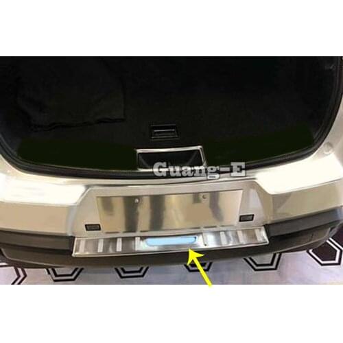 Car Frame Trim Stick Back Rear Pedal Door Scuff Plate Frame Outside Threshold Trunk For Lexus UX 200H 250H 260H 2019 2020 2021