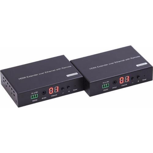 PUZHIJIE HDMI matrix over TCP IP supported many TX to many RX and IR frequency 38KHz to 56KHZ VLC HDMI extender