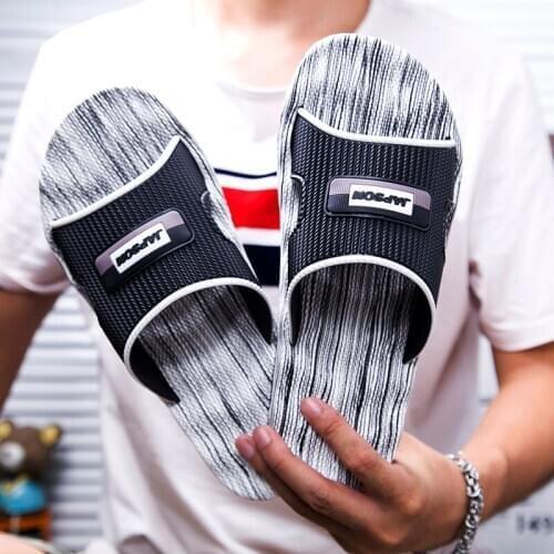 New Mens Slippers Indoor Nice Non-Slip Home Bathroom Slippers For Man Woman Unisex Massage Badslippers Summer Beach Slides Men