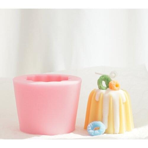 Cactus Succulents Shape Silicone Candle Mold for Handmade Desktop Decoration Gypsum Resin Aromatherapy Candle Silicone Mould