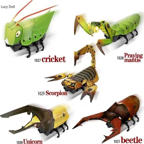 STEM Educational Tecnologia Toys for Children Science Experiment Technology DIY Crawling Insect SeriesStem Toys for Kids Puzzle