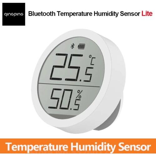 Qingping Bluetooth Temperature Humidity Sensor Lite Version LCD Screen High Precision Cleargrass Thermometer Mihome App Control