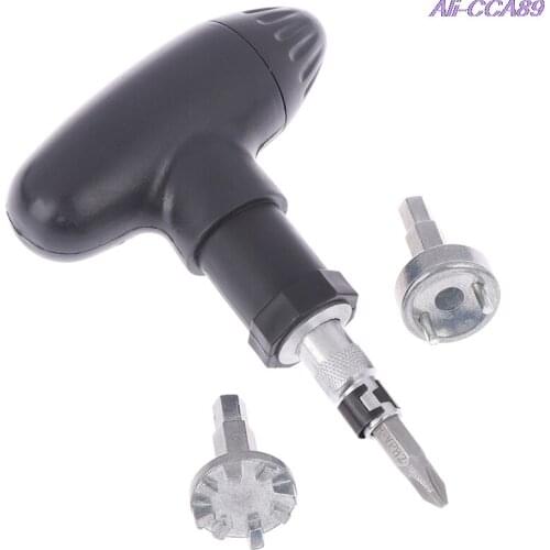 1 Set Golf Spike Ratchet Handle Wrench Tool Bits Golf Remover Ripper Steel Ratcheting Shoe Cleats Practical Club New