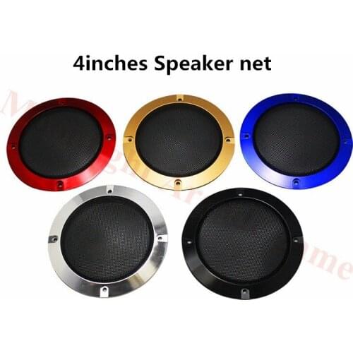 10Pcs 4Inch 123x104MM Speakers Protective Net Tweeter Grille Waffle Mesk Grills Special Audio Accessories