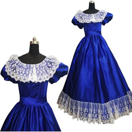 2021 New elegant Halloween Cosplay dress Colonial Georgian Renaissance Gothic Historical dress D-721