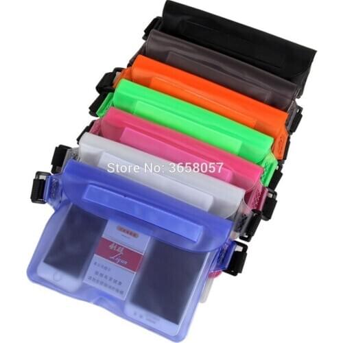 50pcs Universal Waist Pack Waterproof Pouch Case Water Proof Bag Underwater Dry Pocket Cover For Cellphone Samsung Smart phone