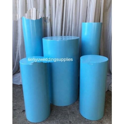 White 5pcs/set)Wedding decor metal cake tables, events and wedding banquets senyu1844