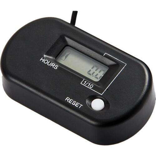 Free shipping!Resettable waterproof LCD gasoline inductive hour meter