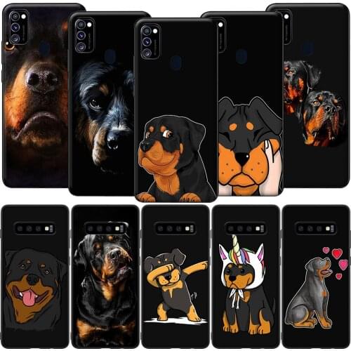 GX201 Rottweiler Dog Case for Samsung Note 8 9 10 20 Ultra J2 J5 J4 J6 Plus J7 Prime Duo J730 Pro Core J8 Lite