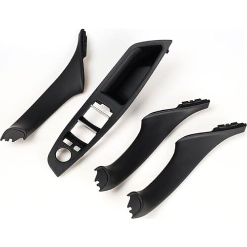 For BMW 5 Series F10 F11 F18 Left Hand Drive LHD Car Interior Door Handle Inner Door Panel Pull Trim Cover Car Accessories