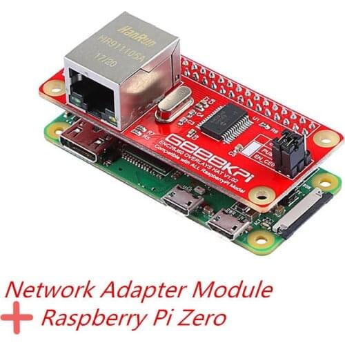 Elecrow Raspberry Pi Zero with ENC28J60 Network Adapter Module DIY Learning Kit Compatible with all Raspberry pi Models