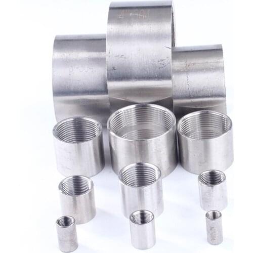 304 Stainless Steel 1/8"1/4"1/2"3/8" 3/4" 1" 1-1/4" 1-1/2"BSP Female Threaded Pipe Fittings water gas connector adapter jointer