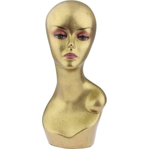 Head Mannequin Model for Display Wigs,Hats,Headphone,Sunglassses,Earmuffs