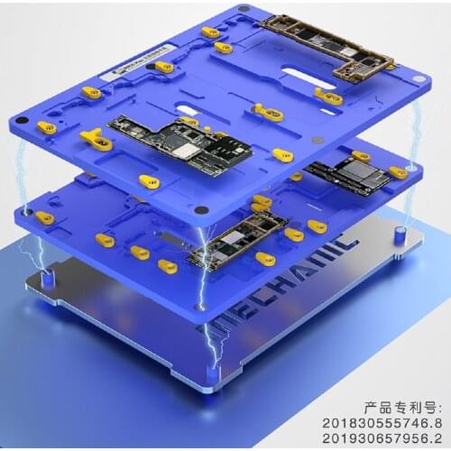 MECHANIC MR12 Max 18 in 1 Maintenance Layered Fixture Mobile Phone Repair Fixed Clamping Double-sided PCB Solder Separate Holder