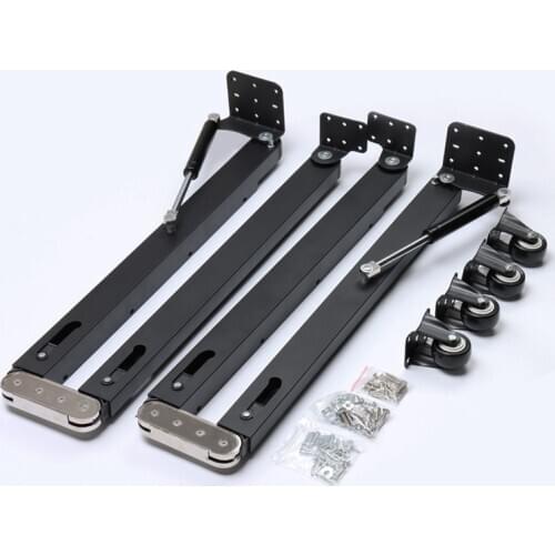 DIY Folded Table Mechanism Kit Hidden Book Table Hardware Set Gas spring Furniture Hinges