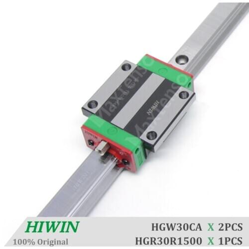 HIWIN HGW30 Guides 1500mm Linear Guide Rail CNC Router Parts HGR30 Linear Guideways for CNC Machine Center High Precision