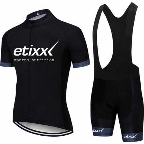 ETIXXL 2019 Cycling Clothing Men Pro Team Cycling Jersey Set Summer Mountain Bike Clothing Anti-UV Bicycle Wear Cycling Clothes