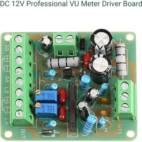 Professional VU Meter Driver Board DB Audio Level Meter DC12V Power Amplifier Board Module Chip Driver Board