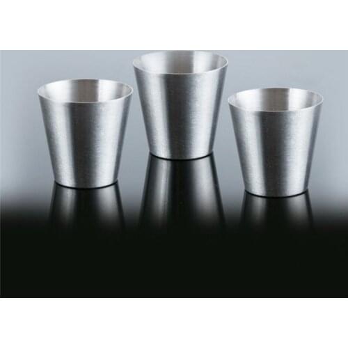 Outdoor practical stainless steel cup set mini whiskey glass portable drink set