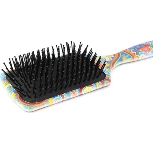 M4YA Salon Professional Hairbrush Scalp Massage Nylon Comb Styling Salon Hairdressing Wet Hair Brush Tool