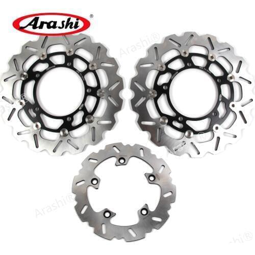 Arashi 1 Set Bandit 1250 S 2011-2012 CNC Floating Front Rear Brake Disc Brake Rotors For SUZUKI GSF BANDIT S 1250 2011 2012