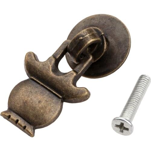 1pc Cabinet Knobs and Handles for Jewelry Wooden Box Door Knob Ring Dresser Drawer 38x23mm