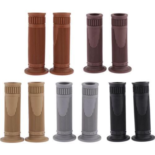 Motorcycle Hand Bar Hand Grip Retro Handlebar Sleeves Universal Fits for Motorcycle Dirt Bike with 22mm Bars 5 Colors