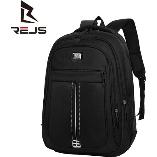 REJS LANGT Casual Mens Backpack Laptop 15.6 Inch Business Bag Daily Work Daypacks Large Capacity School Backpacks for Teenager